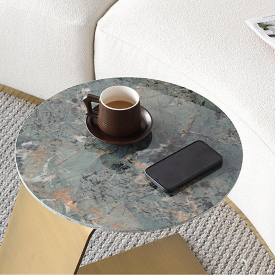 DINO Side Table, Brass, D40 DINO Side Table, Brass, D40